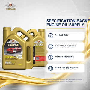 Aceite de Motor de Gasolina Sintético Completo EM-100 API SP SAE 0W-20 <span class=keywords><strong>ILSAC</strong></span> <span class=keywords><strong>GF</strong></span>-<span class=keywords><strong>6</strong></span> Ester, 4L, Fabricante de Marca Privada OEM - Product Image 5