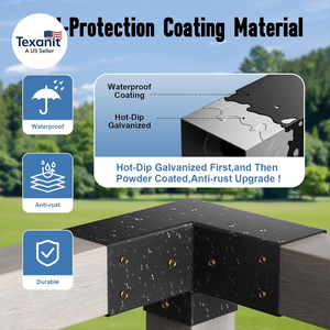 Support de fixation de toit durable et résistant aux intempéries pour gazebo et pergola - Product Image 4