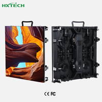 HXTECH layar LED tahan air mudah instalasi, dinding Video LED raksasa latar belakang panggung LED