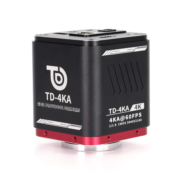 SANQTID TD-4KA 4K 3840*2160 60fps Industrial Camera with for Interface LCD Display Manual Focus for Mobile Phone Microscope