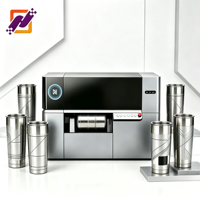 Imprimante UV cylindrique à passage unique avec tête d'impression Epson I1600 pour bouteilles cylindriques, gobelets en plastique, céramique, métal, verre