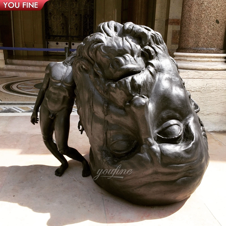 アウトドアガーデン抽象的な思考の重みブロンズ彫刻像| Alibaba.com