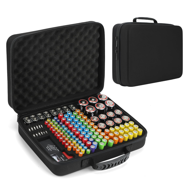 Battery Organizer Waterproof Case With Tester BT-168 Batteries AA AAA Storage Box