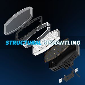 DXZ New 10C03 10-inch Truck <strong>Roof</strong> Driving <strong>Light</strong> High-power Truck Headlight 12-24V IP67 Heavy Truck Accessories Auxiliary <strong>Lights</strong> - Product Image 4