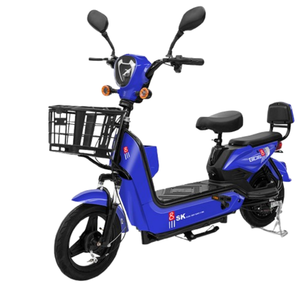มอเตอร์ไซค์ไฟฟ้ารุ่นฮิตปี 2023 พร้อมมอเตอร์ฮับหลัง 48V 350W โครงเหล็ก แบตเตอรี่ตะกั่วกรด 3 สปีด สำหรับผู้ใหญ่ - Product Image 1