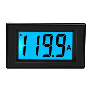 factory price D85-240T AC min LCD ammeter with 50A CT 100A CT Panel meter AC Current meter AC220V AC380V