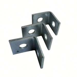 Support de faisceau latéral en cuivre d'approvisionnement d'usine plaque d'<span class=keywords><strong>angle</strong></span> d'extrémité à 2 trous raccords généraux zingués pour Unistrut Channel Apartment Villa - Product Image 4