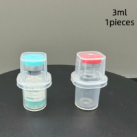 Einweg-3ml-Peptidvaccin-Aufbewahrungsbox, 1-teiliger steriler, stoßfester Kunststofffläschchenhalter mit UV-Schutz für Peptidvaccine, kältebeständig