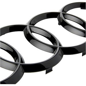 4 Anneaux ABS Emblème de capot avant de voiture Logo de coffre arrière Badge pour <span class=keywords><strong>Audi</strong></span> A3 A4 A5 A6 A7 A1 A2 Q2 Q3 Q4 Q5 Q7 Q8 TT S3 S4 S5 S6 S7 - Product Image 1