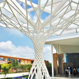 Vincentaa уличная декоративная белая полая скульптура росписью большая скульптура бесплатные образцы - Product Image 4