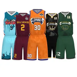 Hot Sale Neueste Basketball Uniform Jersey Shirt Sets für Männer Frauen Nens Jugend Kinder Kinder Best Design Trikots und Shorts Set