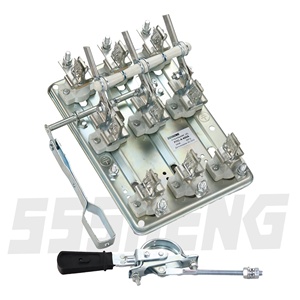 SSSHENG-Trenn schalter Linker Griff RPS-4L-400A Trenn messersc halter 400A Trenn schalter 3P IP00 Sicherungs messersc halter - Product Image 4