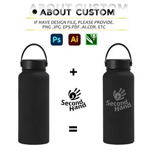Bouteille d'eau isotherme en acier inoxydable avec logo personnalisé, bouteille thermos en acier inoxydable 304, gobelet de sport pour la salle de sport, cadeau pour les employés - Product Image 3
