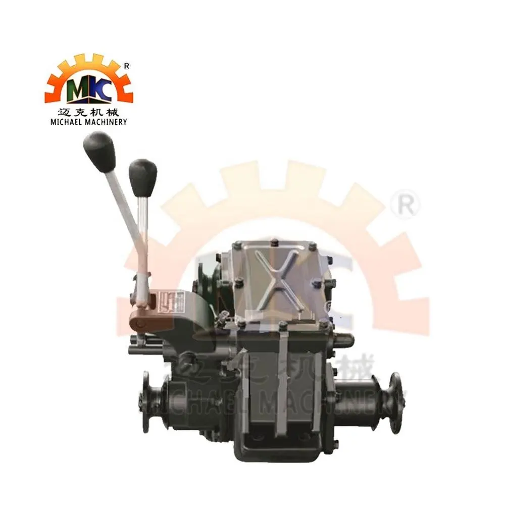 4wd Mini Small Agricultural Farm Tractors 4x4 Manual Transfer Case Gearbox with 2H/4H/N/4L Double Mechanical Shifter Levers