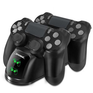 Dobe Tp4-889 <span class=keywords><strong>PS4</strong></span> oyun aksesuarları için şarj standı çift kontrol şarj cihazı - Product Image 1