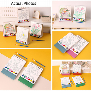 Ensemble de peinture à l'<span class=keywords><strong>aquarelle</strong></span> sans désordre Panwenbo pour enfants, peinture à l'eau avec livres de coloriage pour tout-petits - Product Image 3