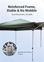 Abri de jardin pliable robuste 3x3 m, personnalisable, en tissu Oxford, pour événements extérieurs, fêtes et salons professionnels