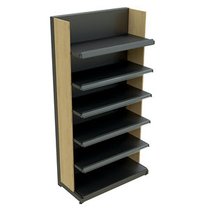 Meilleures ventes : Étagères de supermarché mobiles pliables avec roues, présentoir métallique portable pour événements commerciaux éphémères - Product Image 1