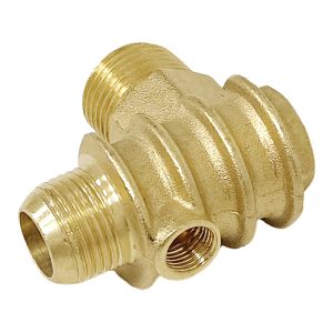 Válvula de Retención de Latón de 3 Vías con Rosca Macho para Compresor de Aire, Válvula Unidireccional - Product Image 4