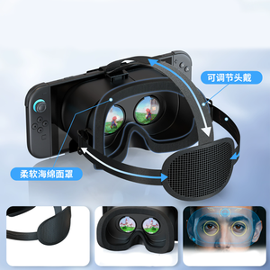 Gafas <span class=keywords><strong>3D</strong></span> para <span class=keywords><strong>Nintendo</strong></span> Switch 2, Auriculares VR, Gafas para Switch2, Accesorios para Consola, Distancia Pupilar Ajustable - Product Image 5