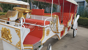 Chariot de transport électrique de type calèche européenne pour le tourisme, les mariages et les événements spéciaux - Product Image 5