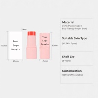 Stick de Fard à Joues Crème Multi-usages Effet Gelée Luxe, Velours Lisse, Changeant de Couleur, Sans Cruauté Animale, Personnalisable, Vente en Gros