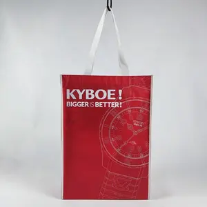 Wholesale Price Custom Printed Recycle Reusable PP Laminated Non Woven Rpet Tote Shopping Bags