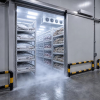Chambre froide industrielle multi-usages, grande chambre froide modulaire sur mesure, chambre froide pour la viande et les légumes