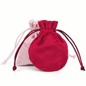 WEIMEI Pink Velvet Jewelry <b>Box</b> Set with Custom Logo Leather <b>Gift</b> Packaging - Product Image 4