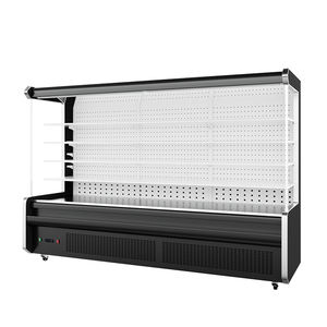 Vitrina de cortina de <span class=keywords><strong>aire</strong></span>, enfriador abierto multicubierta comercial, estantes de supermercado, Enfriador de <span class=keywords><strong>aire</strong></span> abierto, nevera de pantalla abierta - Product Image 5