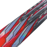 Bâton de hockey sur glace professionnel en fibre de carbone 3K/12K/18K/UD, multicolore, peint, P28/P92/P88, à pointe basse/moyenne, pour l'entraînement en club (vente en gros)