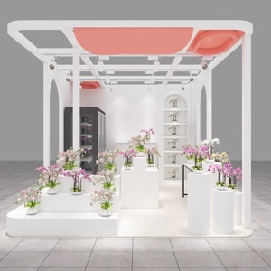 Với đèn <span class=keywords><strong>LED</strong></span>. Gian hàng trưng bày hoa tùy chỉnh. Để sử dụng trong các trung tâm mua sắm, cửa hàng, Cửa hàng Hoa và quầy trưng bày. - Product Image 6