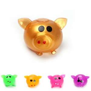 Ucuz renkli domuz kafası yapışkan uyarısı topu toptan - Product Image 2