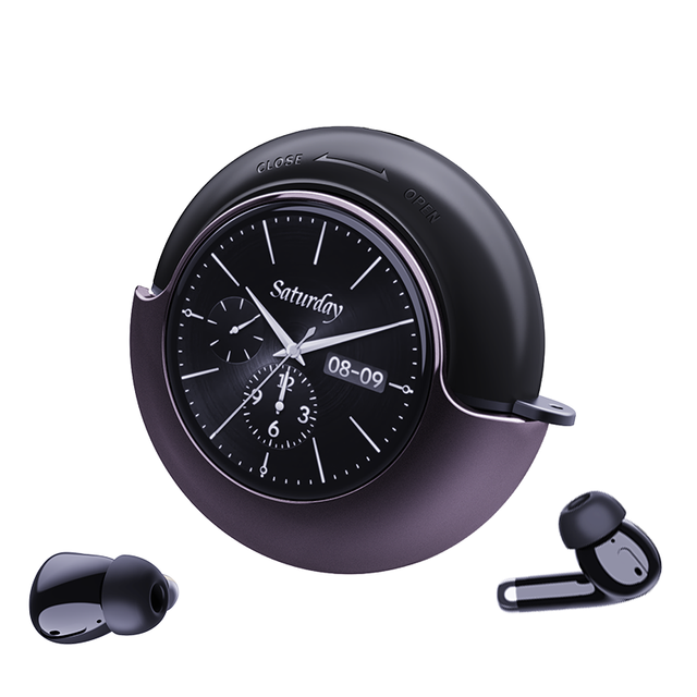 Custom Brand Factory's New Design TWS Wireless In-Ear Earbuds Earphones JL Chipset Smart Screen Control Small OEM ODM LCD Touch