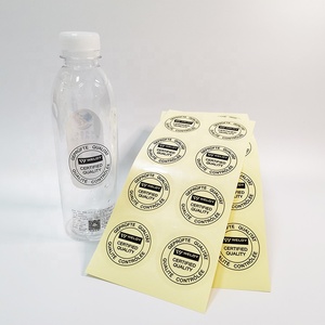 Autocollants transparents personnalisés, étiquettes imprimées de couleurs, de forme ronde, bien adaptées - Product Image 1