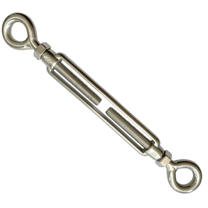 Parasole vela Hardware per il serraggio in metallo cavo filo acciaio inossidabile pesante Din1480 corpo aperto tenditore a vite - Product Image 2