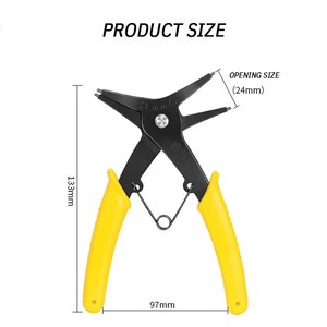 2-in-1 4-weg borgringtang, hoogwaardig koolstofstaal, doe-het-zelf kwaliteit, OEM aanpasbaar, intern/extern handgereedschap - Product Image 4