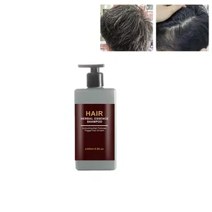 Neuankömmling Bio Nicht allergisch Schnell Anti Grau Farbe Dunkelbraun Weiß Schwarz Haar färbemittel Shampoo