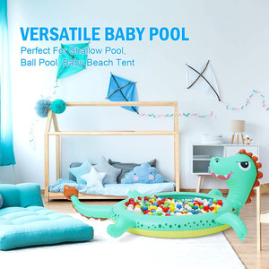 Inflatable Dinosaur Fountain Sprinkler Pool For Kids Water Play Splash Pad Baby Wading Pool Outdoor Toy - Product Image 3