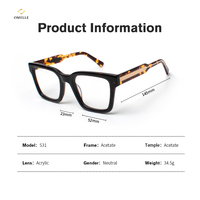 Montures de lunettes optiques féminines de style acétate de qualité rose transparente à la mode ventes directes du fabricant