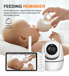 <span class=keywords><strong>Babyphone</strong></span> <span class=keywords><strong>longue</strong></span> <span class=keywords><strong>portée</strong></span> 720P 5 pouces avec vision nocturne, audio bidirectionnel, 2,4 GHz, suivi humain et détection de pleurs de bébé sur le cloud - Product Image 3