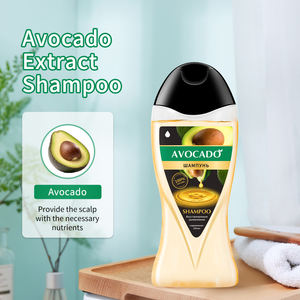 Usine en gros personnalisé 250ml avocat/noix/noix de coco shampooing hydratant lisse shampooing de réparation de croissance des cheveux - Product Image 4