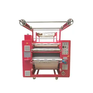 ماكينة النقل الحراري بالتسامي من لفة إلى لفة للطباعة بالتسامي على الحبل المعدني