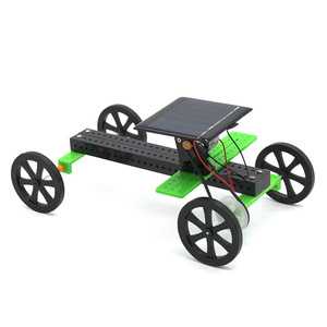 Kit de coche solar para niños de 7 a 9 años, juguete educativo de ciencia, energía solar, forma geométrica de plástico, control manual - Product Image 3