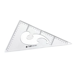 Juego de Reglas Triangulares de Alta Calidad No. 9604 de 30 cm, Instrumentos Matemáticos de Plástico, Juego de Reglas de Geometría para la Escuela - Product Image 4