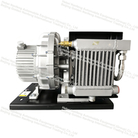 Compresseur d'air électrique sans huile à spirale refroidi par air NF pour freinage pneumatique, suspension pneumatique et portes à commande pneumatique