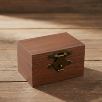 Boîte à bagues en bois de style vintage, luxe, pour fiançailles, cadeau unique, petite boîte de rangement personnalisée, ensemble de boîtes à bagues en bois pour bagues et bijoux