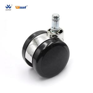 Rueda Giratoria de Nailon de 60 mm con Neumáticos de PU, Capacidad de Carga de 60 kg, Diseño Tradicional para Muebles - Vástago Roscado/Vástago con Rosca/Placa - Product Image 3