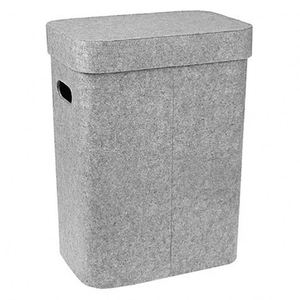 Living Room Eco-Friendly Foldable Felt & Wood Clothes <b>Toys</b> Organizer Box <b>Storage</b> Basket - Product Image 5