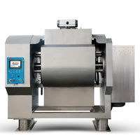Mezcladora Industrial Horizontal al Vacío para Línea Automática de Hamburguesas, Capacidad Máxima 450kg, Mezcladora para Fábrica de Panadería